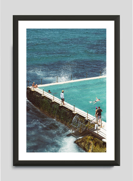 Premium Prints - Bondi Icebergs in a Frame