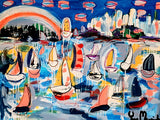 Yosi Messiah - City at Dusk - 100x75cm - Indooroopilly Shop