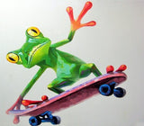 Frog Skateboarder