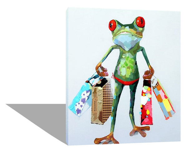 Funky Frog Goes Shopping