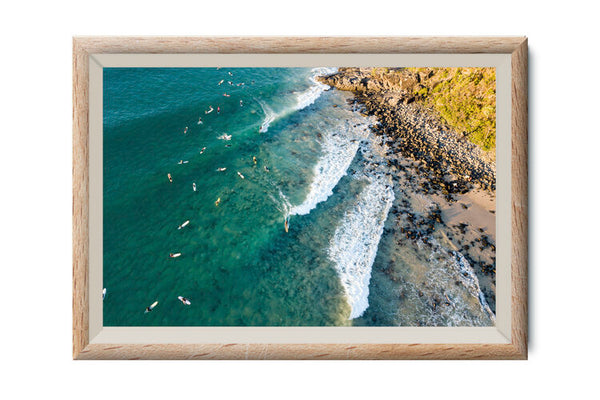 Premium Prints - Longboard Paradise in a Frame